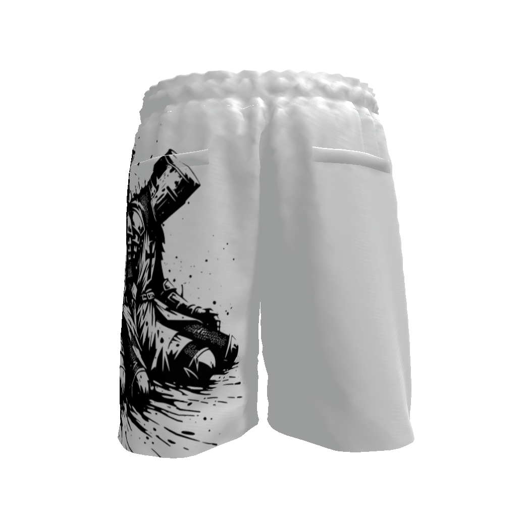 For the King and Queen Basketball shorts, All ovber print